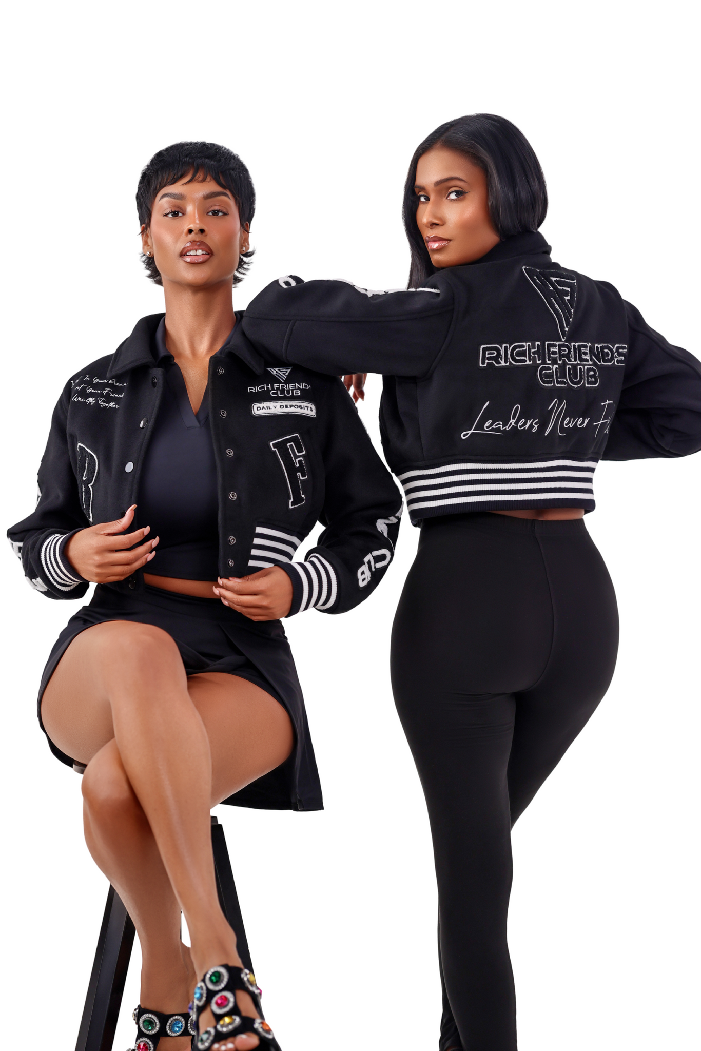 RFC Cropped Varsity Jacket