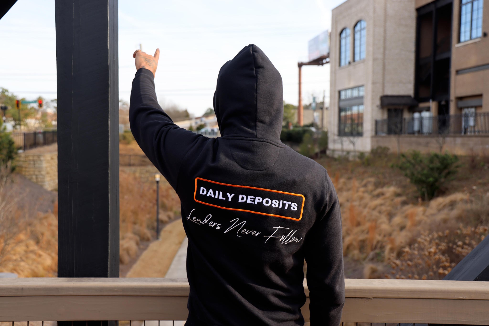 Daily Deposits French Terry Orange Jogger Set