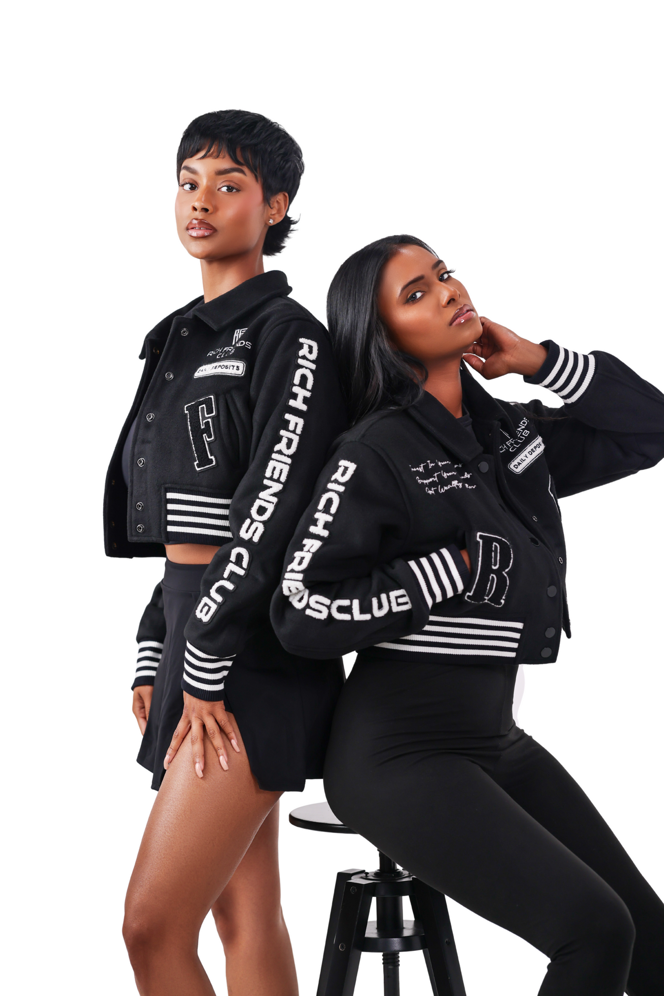 RFC Cropped Varsity Jacket